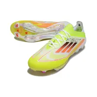 Chuteira Campo Adidas F50+ FG Branca e Verde - imagem 6
