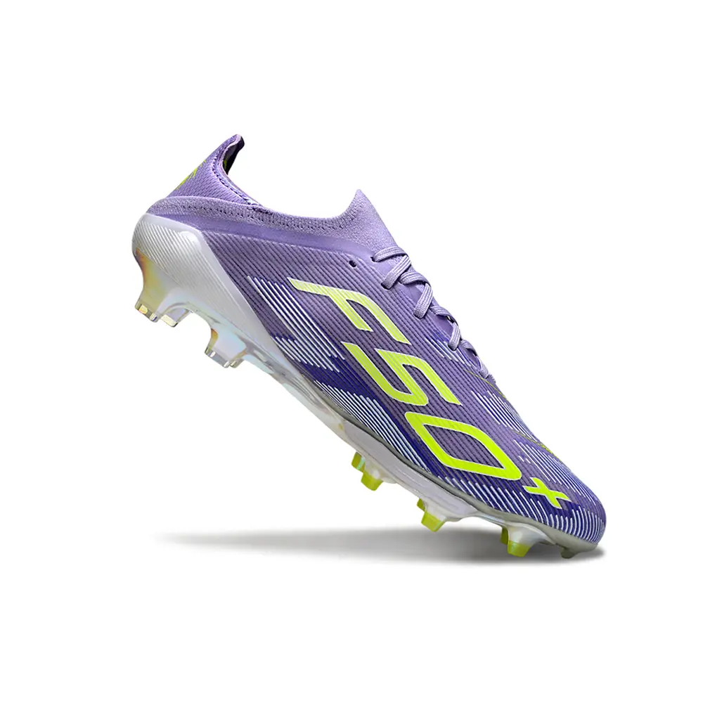 Chuteira Campo Adidas F50+ FG Roxo e Verde