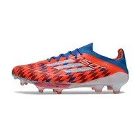 Chuteira Campo Adidas F50+ FG Vermelha e Azul - imagem 1