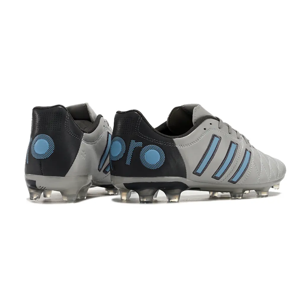Chuteira Campo Adidas AdiPure 11 Pro FG Cinza, Preta e Azul