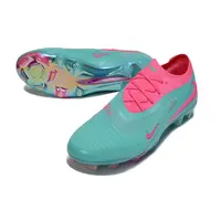 Chuteira Campo Nike Phantom GX 3 Elite FG Verde e Rosa - imagem 5