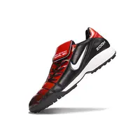 Chuteira Society Nike Total 90 TF Preto e Vermelho  - imagem 5