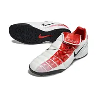 Chuteira Society Nike Total 90 TF Branco e Vermelho - imagem 2
