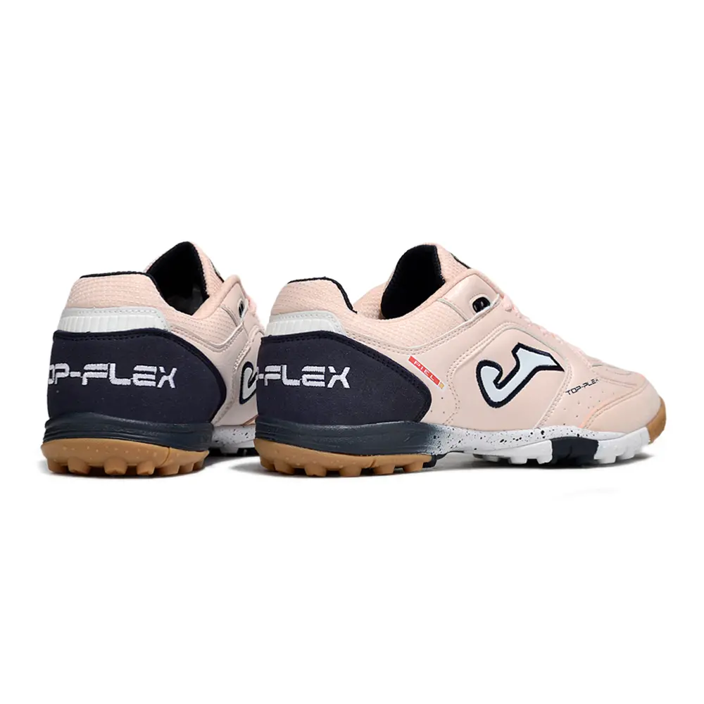 Chuteira Society Joma Top Flex Rosa e Azul