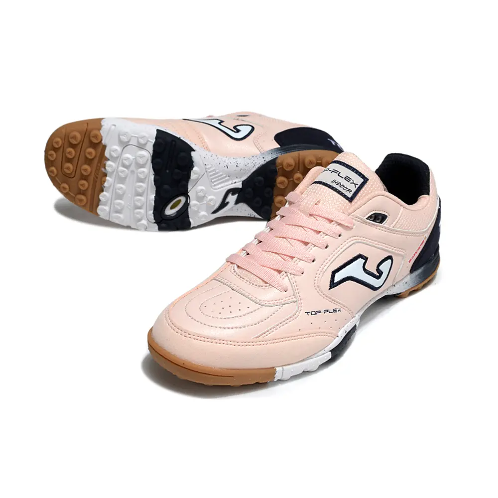 Chuteira Society Joma Top Flex Rosa e Azul