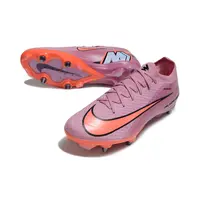 Chuteira Campo Nike Air Zoom Mercurial Vapor 16 Elite Trava Mista Rosa e Laranja - imagem 2