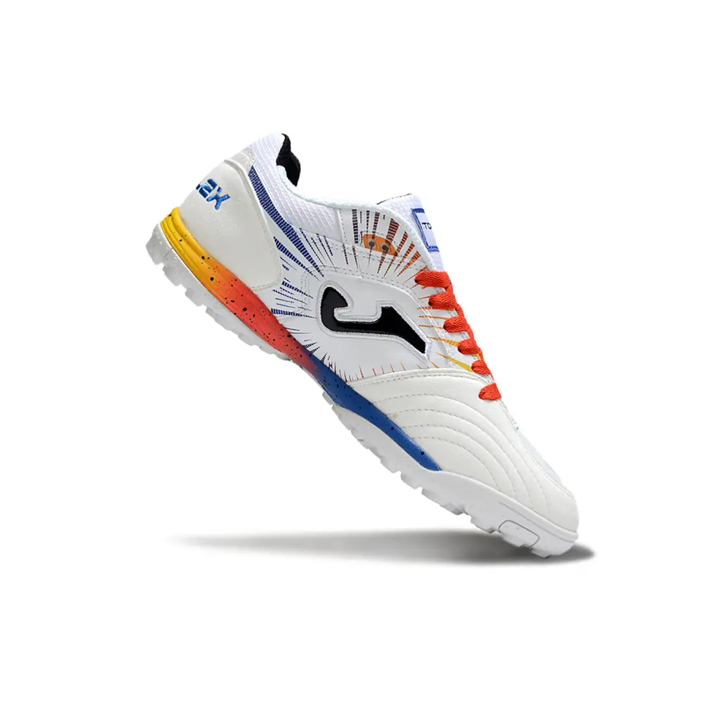 Chuteira Society Joma Top Flex TF Branco,