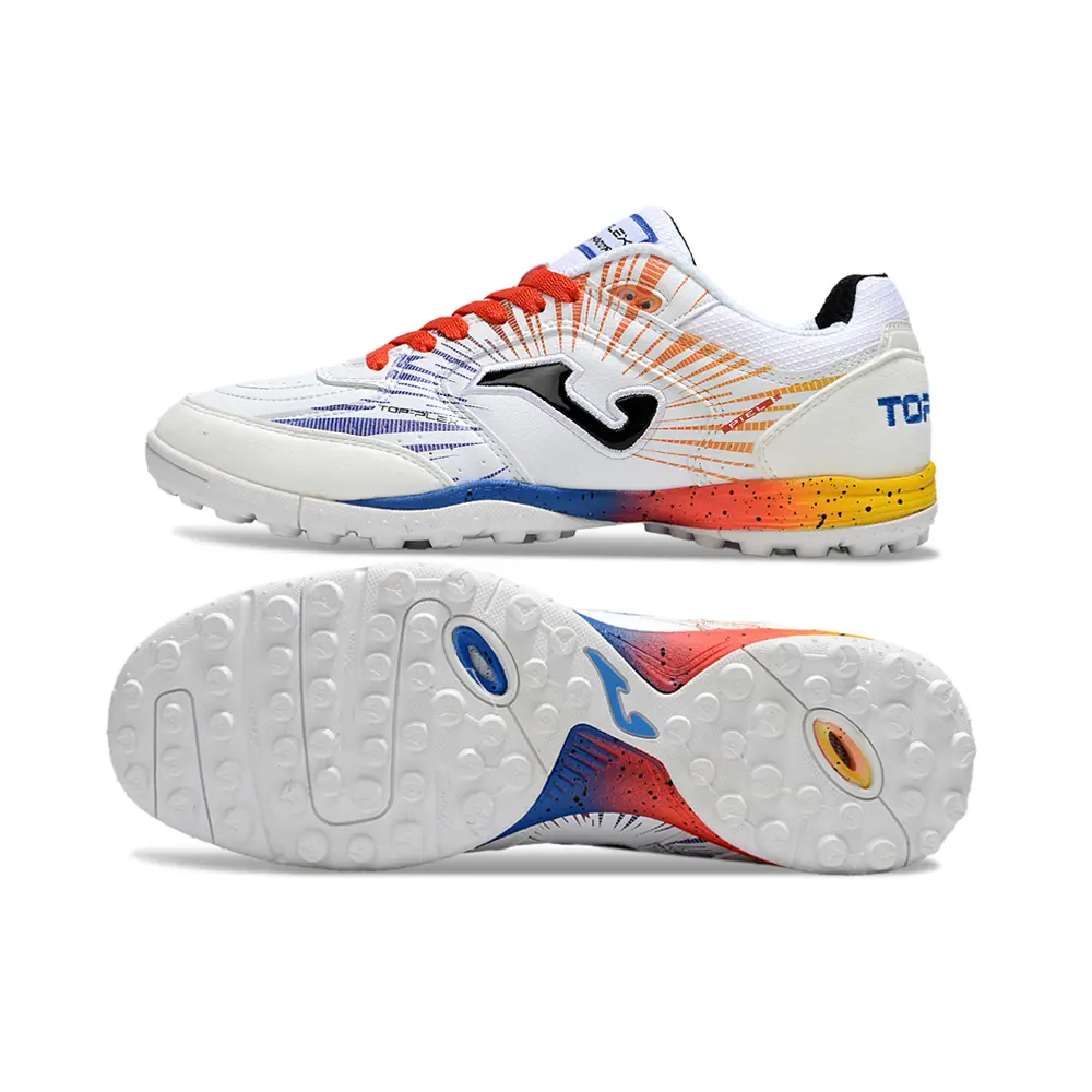 Chuteira Society Joma Top Flex TF Branco,