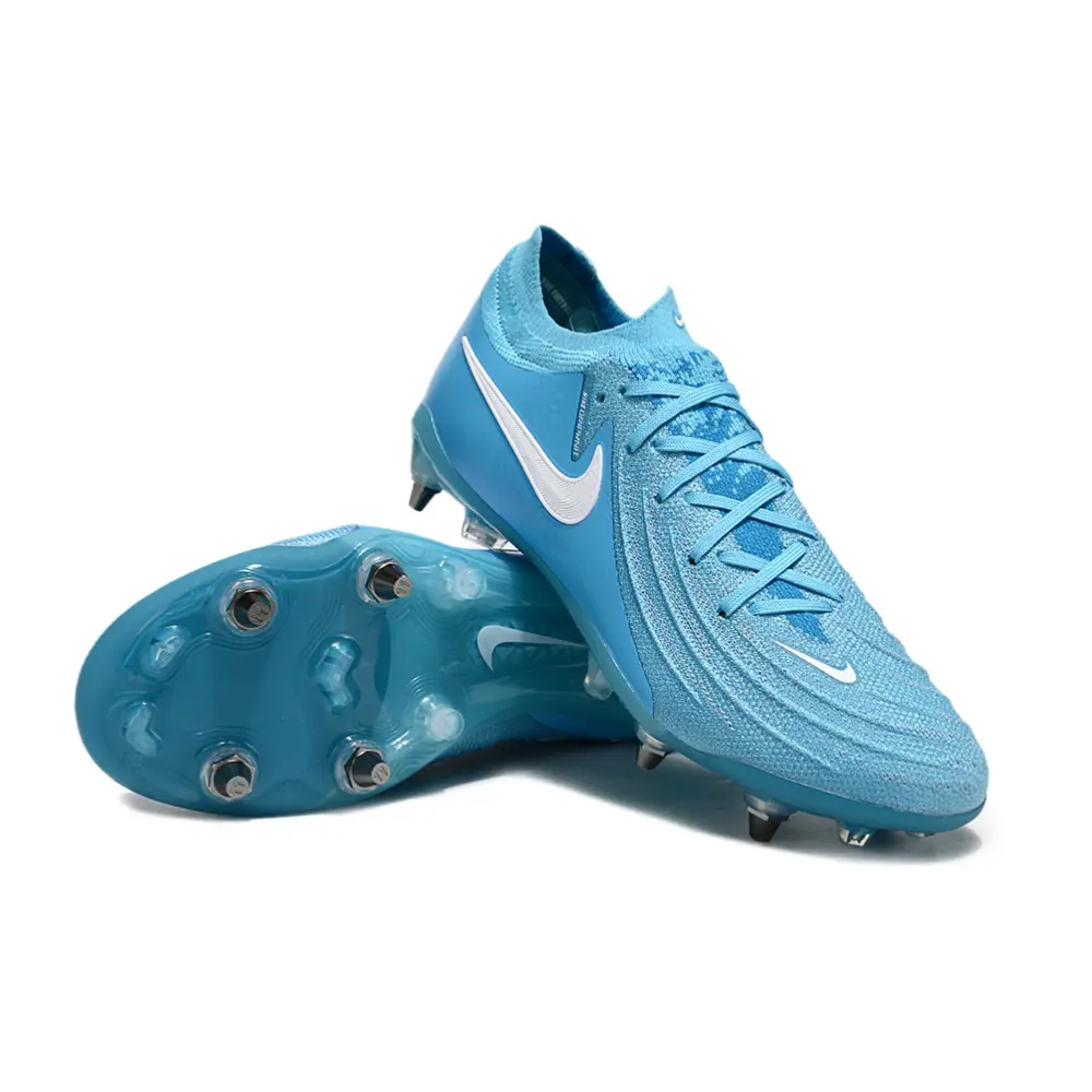 Chuteira Campo Nike Phantom GX 2 Elite Trava Mista Azul