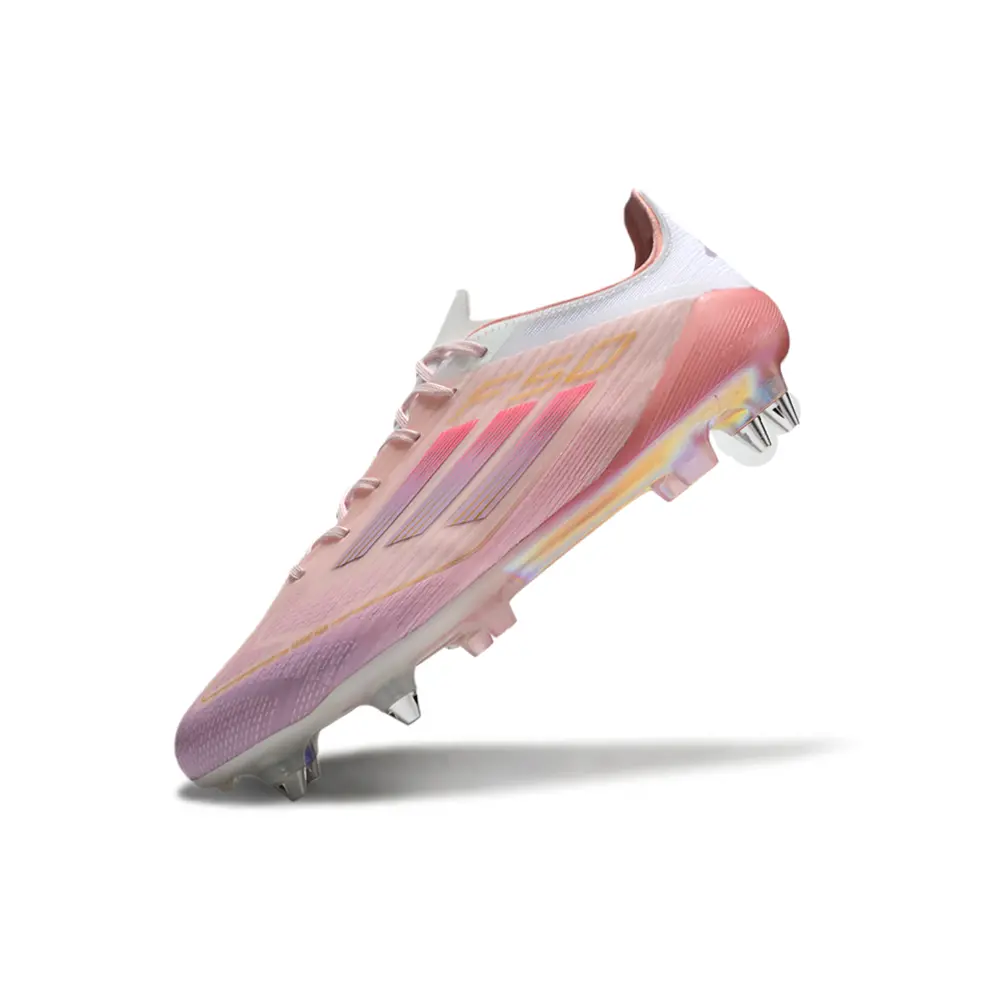 Chuteira Campo Adidas F50 Ponta de Alumínio Rosa - LY304