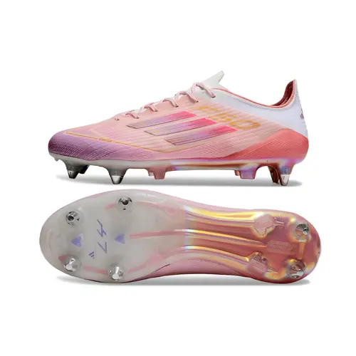 Chuteira Campo Adidas F50 Ponta de Alumínio Rosa - LY304