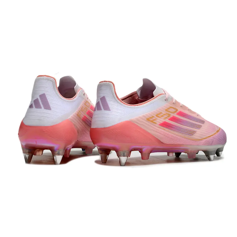 Chuteira Campo Adidas F50 Ponta de Alumínio Rosa - LY304