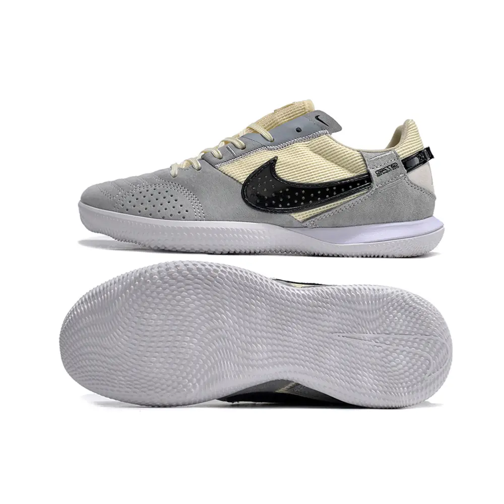 Chuteira Futsal Nike StreetGato IC Cinza e Preto