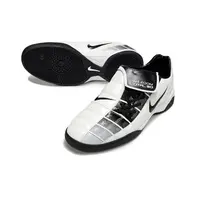 Chuteira Futsal Nike Total 90 IC Branco e Preto - imagem 2