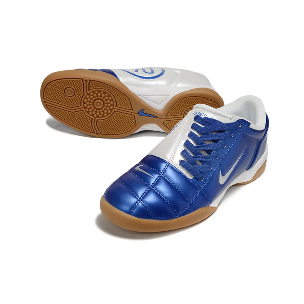 Chuteira Futsal Nike Total 90 IC Azul e Branco