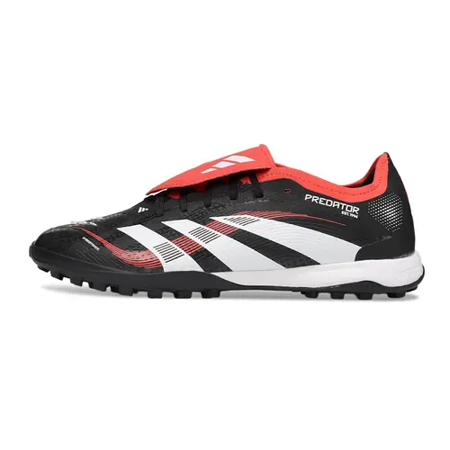Chuteira Society Adidas Predator League Elite TF Preto e Vermelho