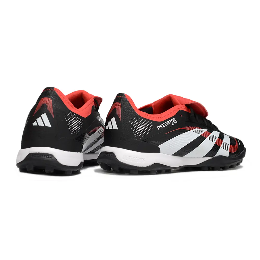 Chuteira Society Adidas Predator League Elite TF Preto e Vermelho