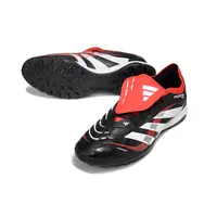 Chuteira Society Adidas Predator League Elite TF Preto e Vermelho - imagem 4