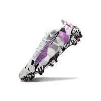 Chuteira Campo Puma Ultra 5 Ultimate FG Branco, Rosa e Preto - imagem 3