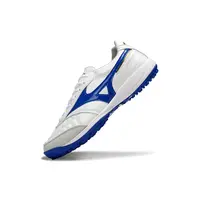 Chuteira Society Mizuno Morelia Neo 4 TF Branco e Azul - imagem 3
