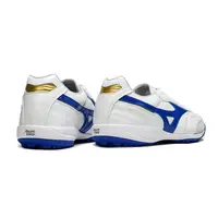 Chuteira Society Mizuno Morelia Neo 4 TF Branco e Azul - imagem 5