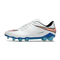 Chuteira Campo Nike Retrô Hypervenom Phantom I FG Branco e Azul - imagem 1