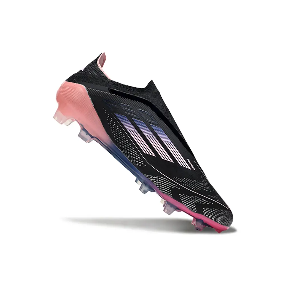 Chuteira Campo Adidas F50 LL FG Preto, Rosa e Azul