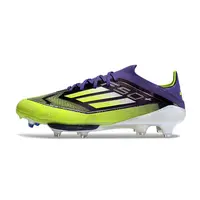 Chuteira Campo Adidas F50+ FG Roxa e Verde e Branco - imagem 1