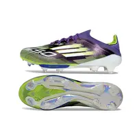 Chuteira Campo Adidas F50+ FG Roxa e Verde e Branco - imagem 5