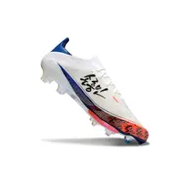 Chuteira Campo Adidas F50+ FG Branco, Laranja e Azul - imagem 3