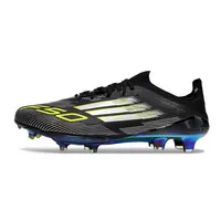 Chuteira Campo Adidas F50+ FG Preto e Amarelo - imagem 1