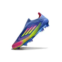 Chuteira Campo Adidas F50+ LL FG  Azul, Verde e Rosa - imagem 4