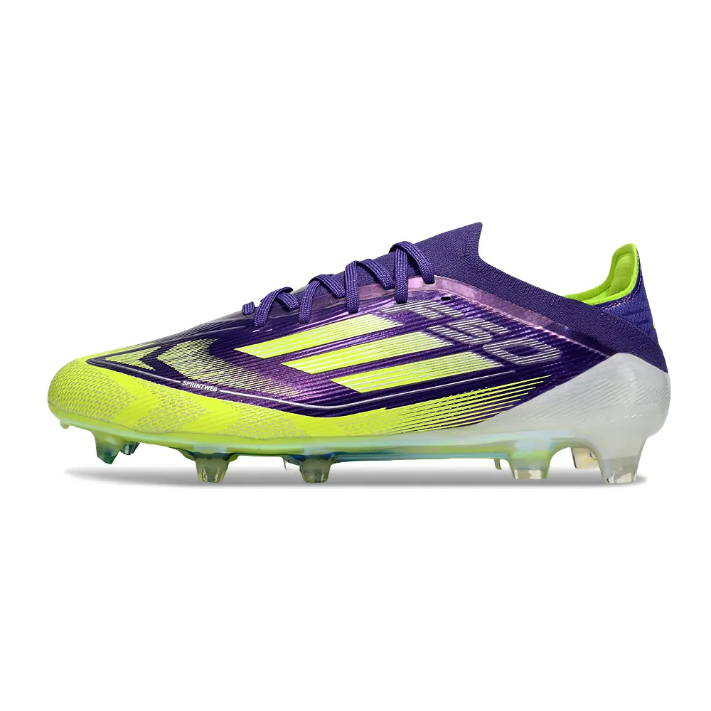 Chuteira Campo Adidas F50 FG Roxo e Verde