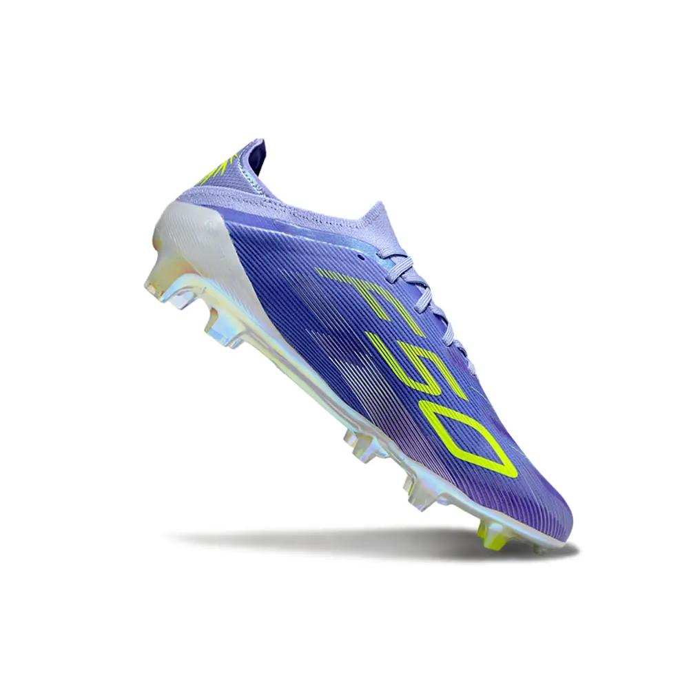 Chuteira Campo Adidas F50 FG Roxo e Verde