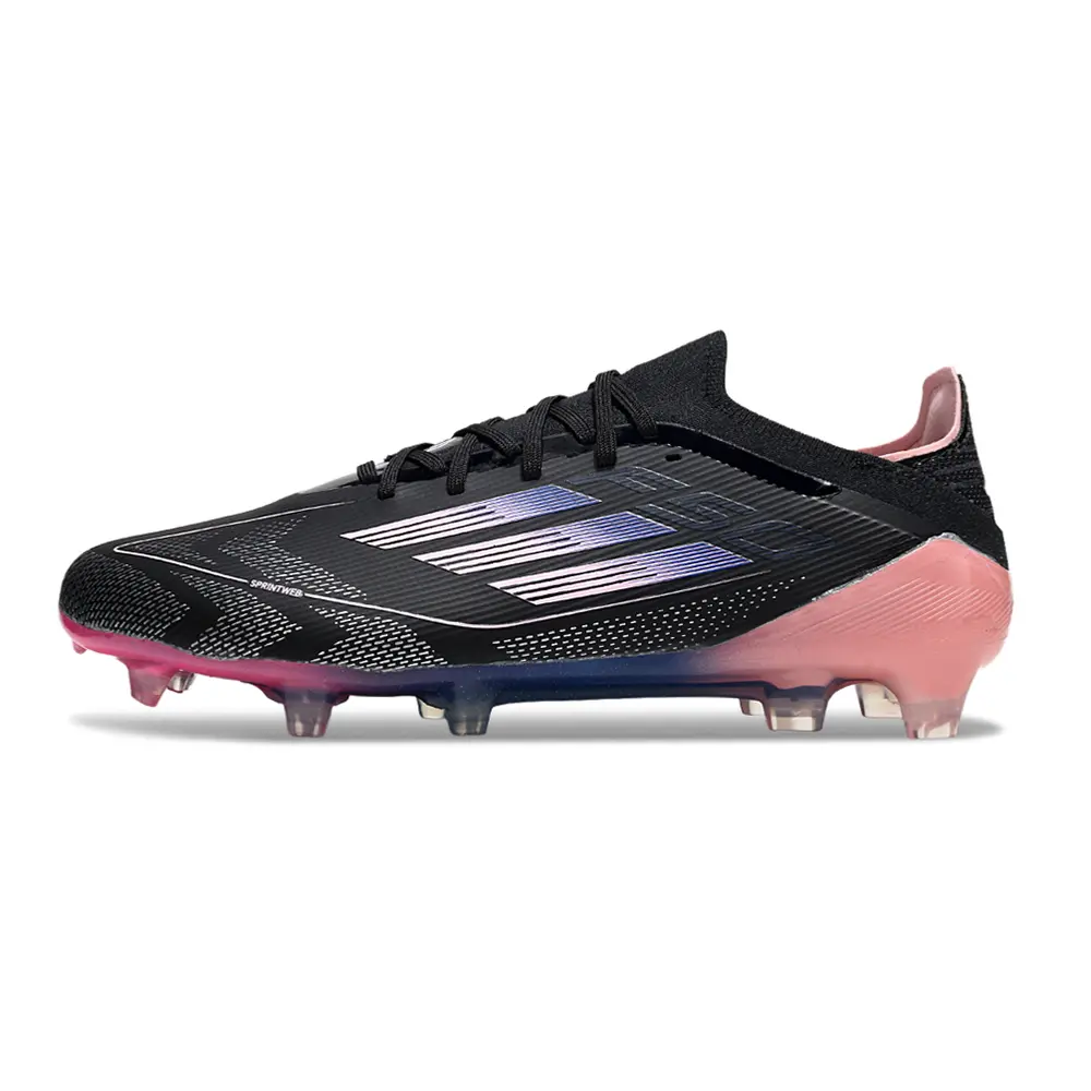 Chuteira Campo Adidas F50 Preto e Rosa