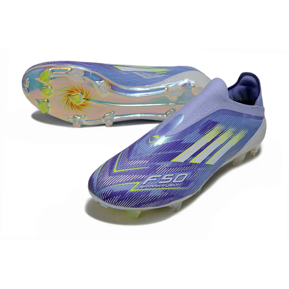 Chuteira Campo Adidas F50 LL FG Roxo e Verde