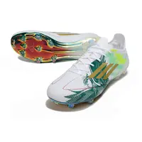 Chuteira Campo Adidas F50 FG Branco e Verde - imagem 4