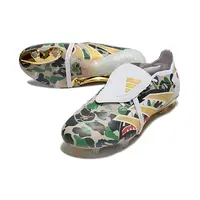 Chuteira Campo Adidas Predator FT 30 Elite FG Dourado, Verde, Preto, Branco e Vermelho - imagem 4