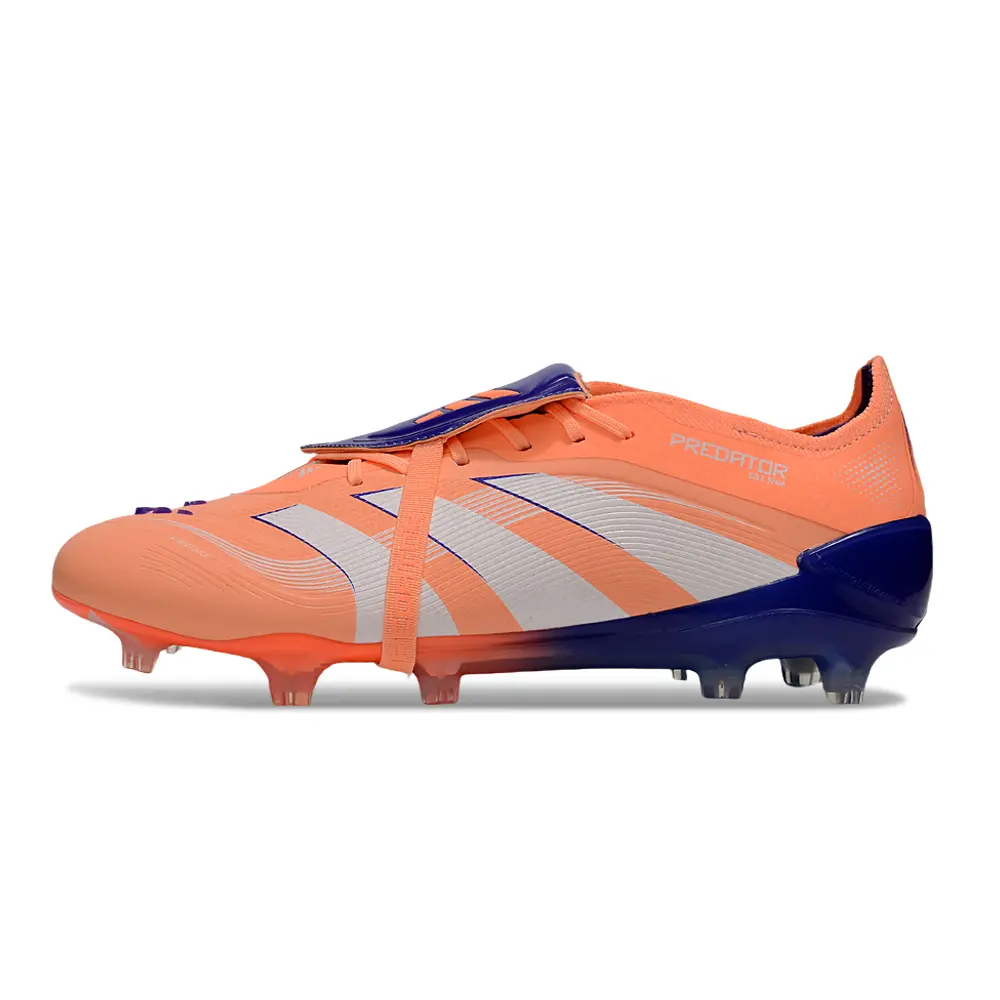 Chuteira Campo Adidas Predator FT 30 Elite FG Laranja e Azul