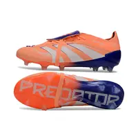 Chuteira Campo Adidas Predator FT 30 Elite FG Laranja e Azul - imagem 5