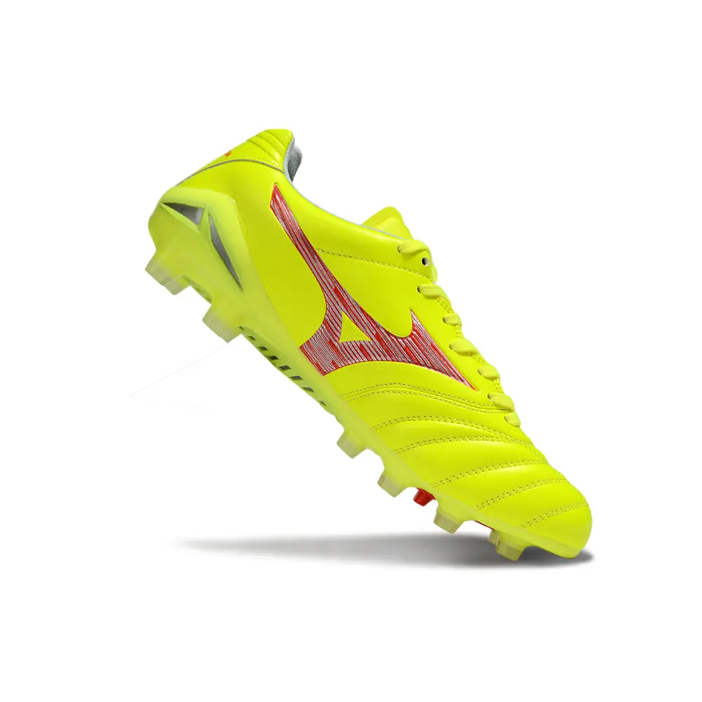 Chuteira Campo Mizuno Morelia Neo 4 Beta FG Amarelo