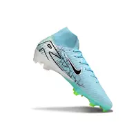 Chuteira Campo Nike Air Zoom Mercurial Superfly 10 Elite FG Azul e Branco - imagem 2