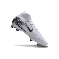 Chuteira Campo Nike Air Zoom Mercurial Superfly 10 Elite FG Branco e Preto - imagem 2