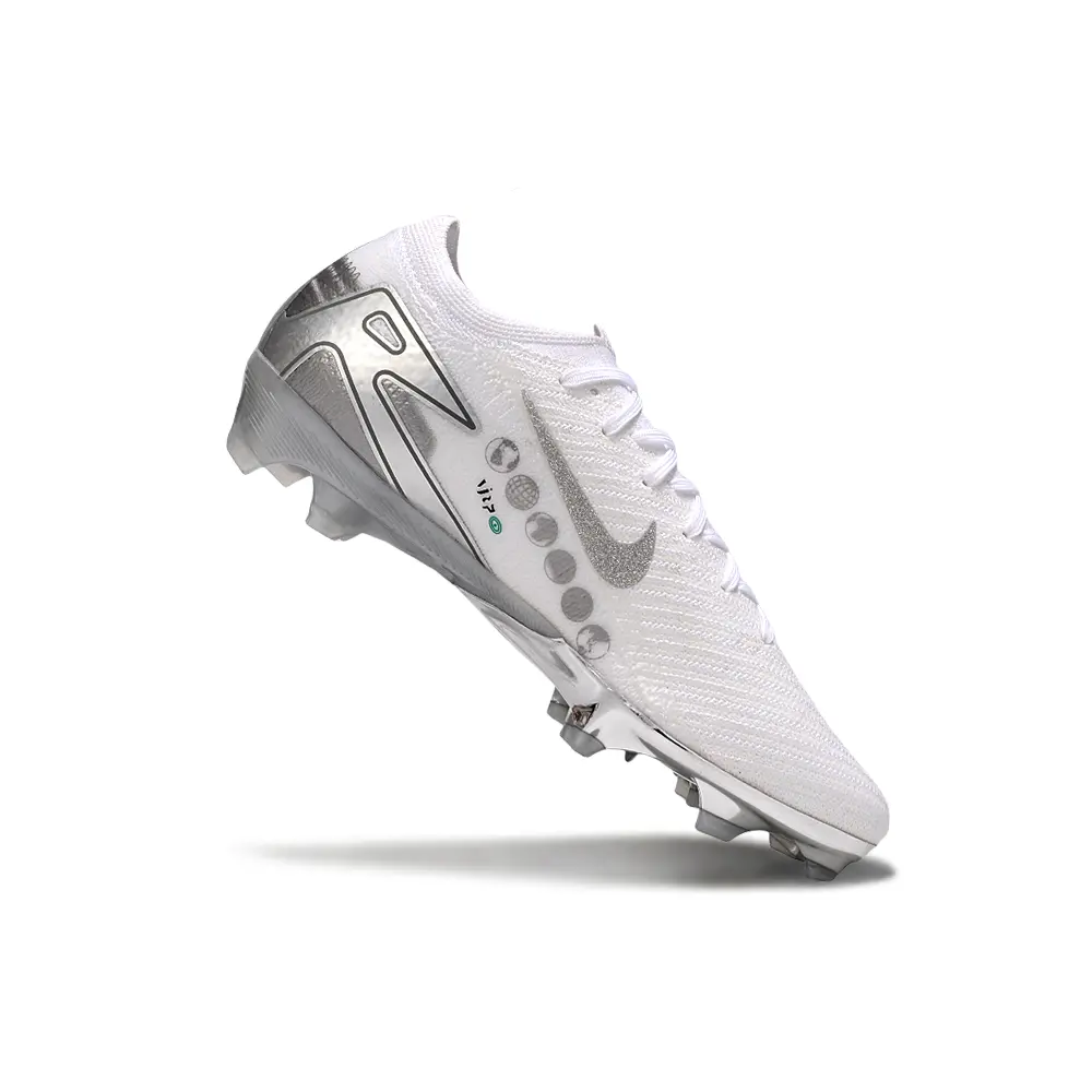 Chuteira Campo Nike Air Zoom Mercurial Vapor 16 Elite FG Branco, 