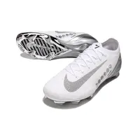 Chuteira Campo Nike Air Zoom Mercurial Vapor 16 Elite FG Branco,  - imagem 4