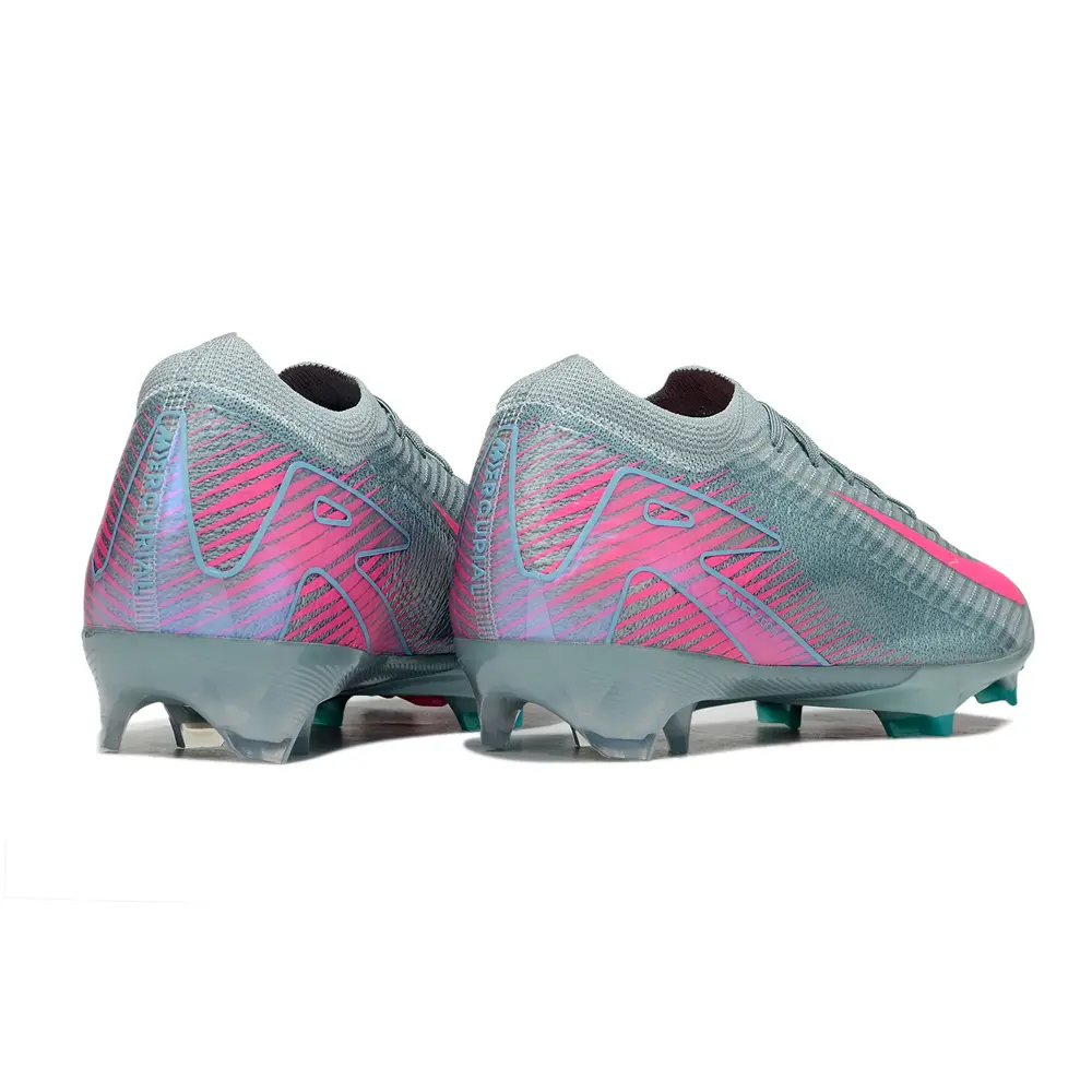 Chuteira Campo Nike Air Zoom Mercurial Vapor 16 Elite FG Rosa e Verde
