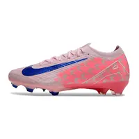 Chuteira Campo Nike Air Zoom Mercurial Vapor 16 Elite FG Rosa e Azul - imagem 1