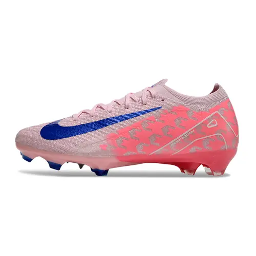 Chuteira Campo Nike Air Zoom Mercurial Vapor 16 Elite FG Rosa e Azul