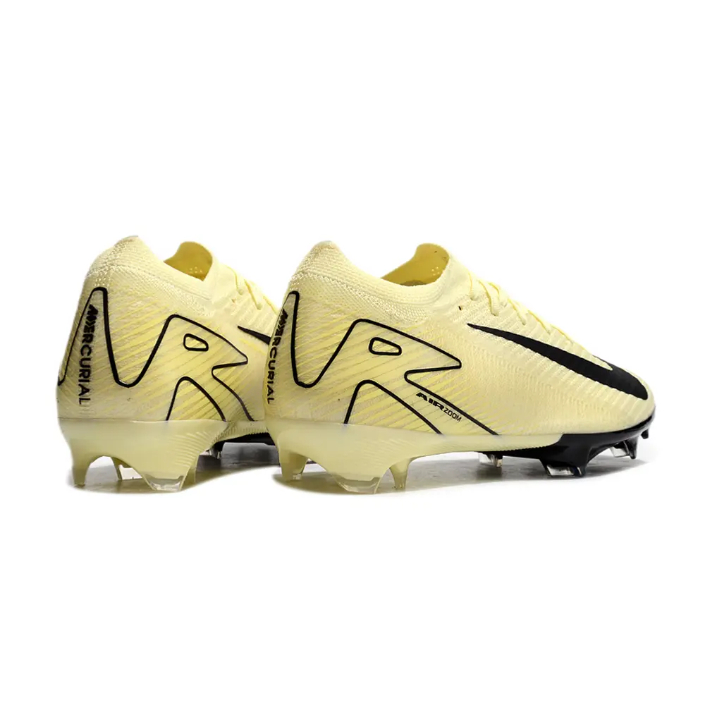 Chuteira Campo Nike Air Zoom Mercurial Vapor 16 Elite FG Bege e Preto