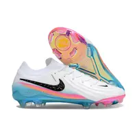 Chuteira Campo Nike Phantom GX 2 Elite FG Branco, Azul e Rosa - imagem 2